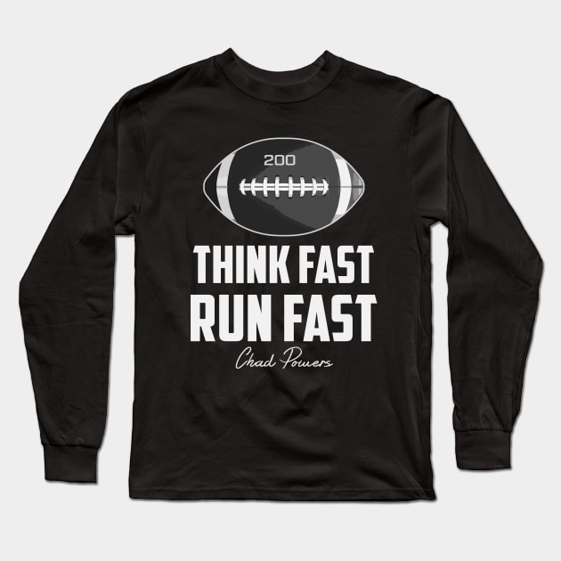 think fast run fast Long Sleeve T-Shirt by NelsonPR